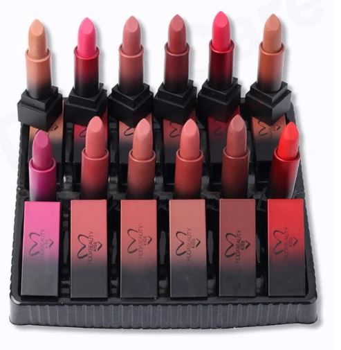 Huda Beauty Power Bullet Matte Lipstick pack of 12