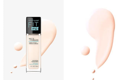 New Fit Me Matte + Poreless Liquid Foundation Spf 22 - 120 Classic Ivory 30Ml - For Normal To Oily Skin